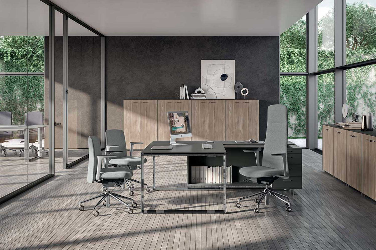 Quadrifoglio X7 Glass single-section table