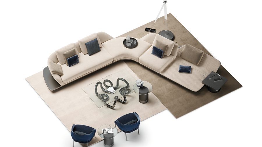 SEGNO SOFA CHAISE LONGUE — Reflex