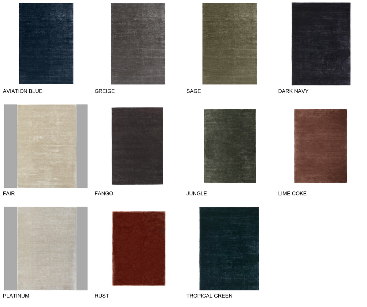 SITAP EUCALYPTUS — colour and design choices, labelled manufacturer photographs