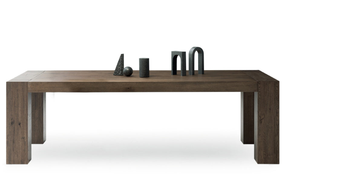 Devina Nais Extending Dining Table Brooklyn — manufacturer image, example finish and configuration
