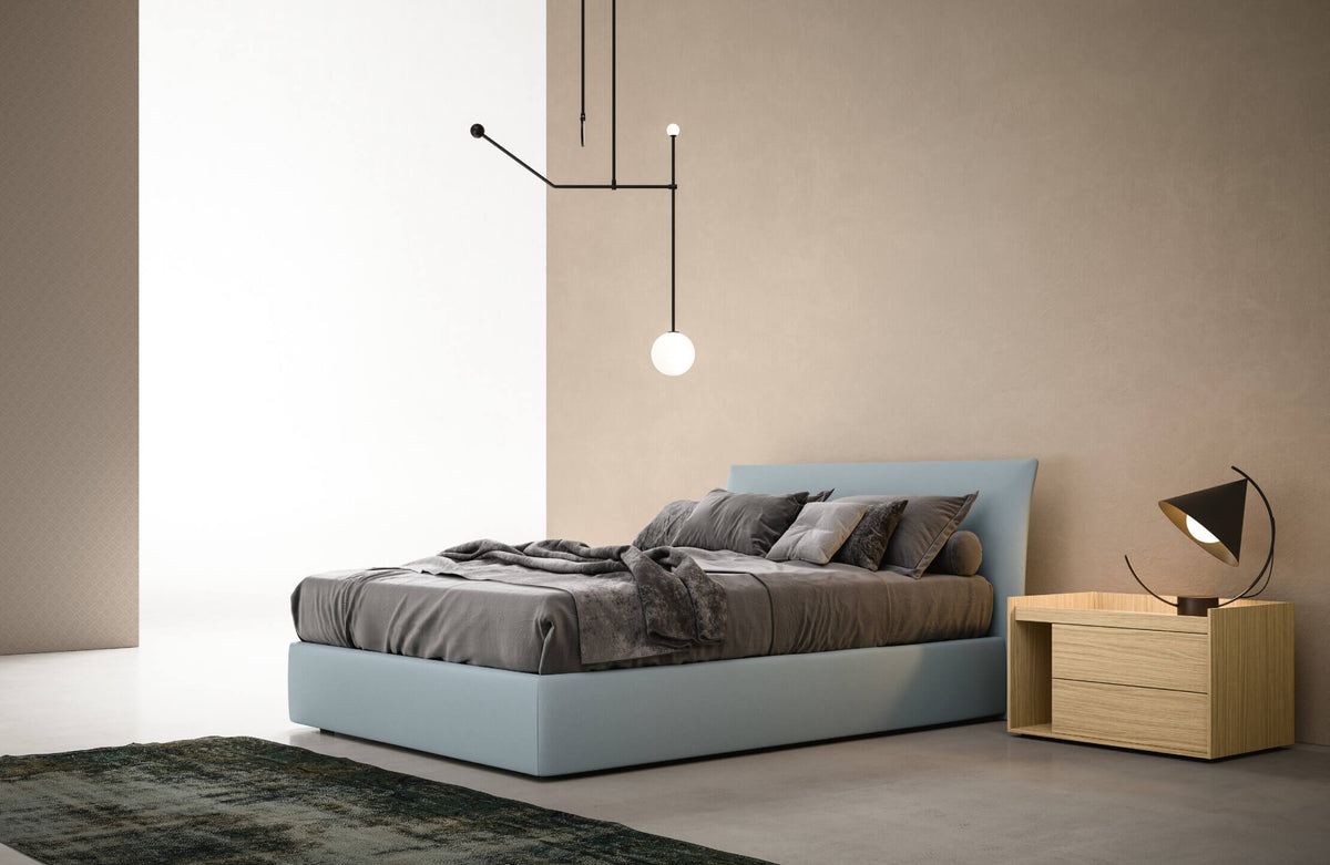 Zalf Slim upholstered bed — official manufacturer photograph