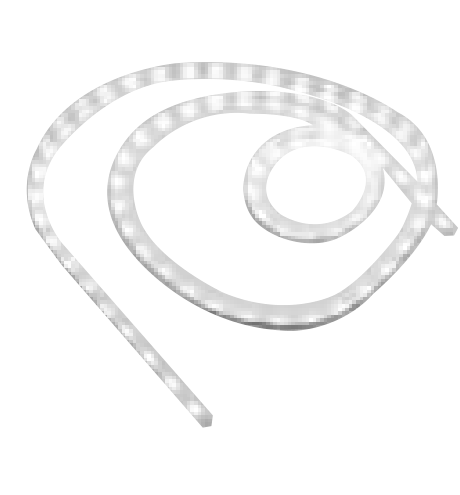 Zalf flexible LED strip — official manufacturer technical illustration