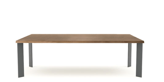 Devina Nais Dining Table T3 - Line — manufacturer image, example finish and configuration