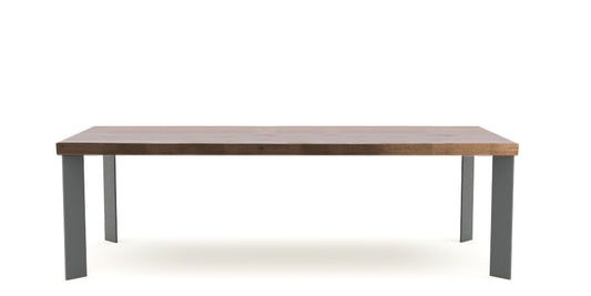 Devina Nais Dining Table Master - Line — manufacturer image, example finish and configuration