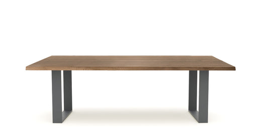 Devina Nais Dining Table T3 - Square — manufacturer image, example finish and configuration