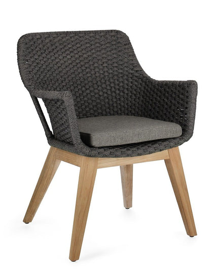 Bizzotto Allison Charcoal Chair — Bizzotto
