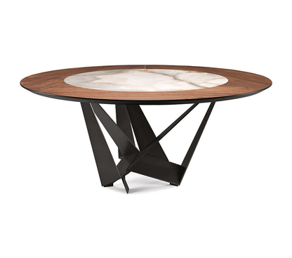 Cattelan Italia Table SKORPIO Ker-Wood Round