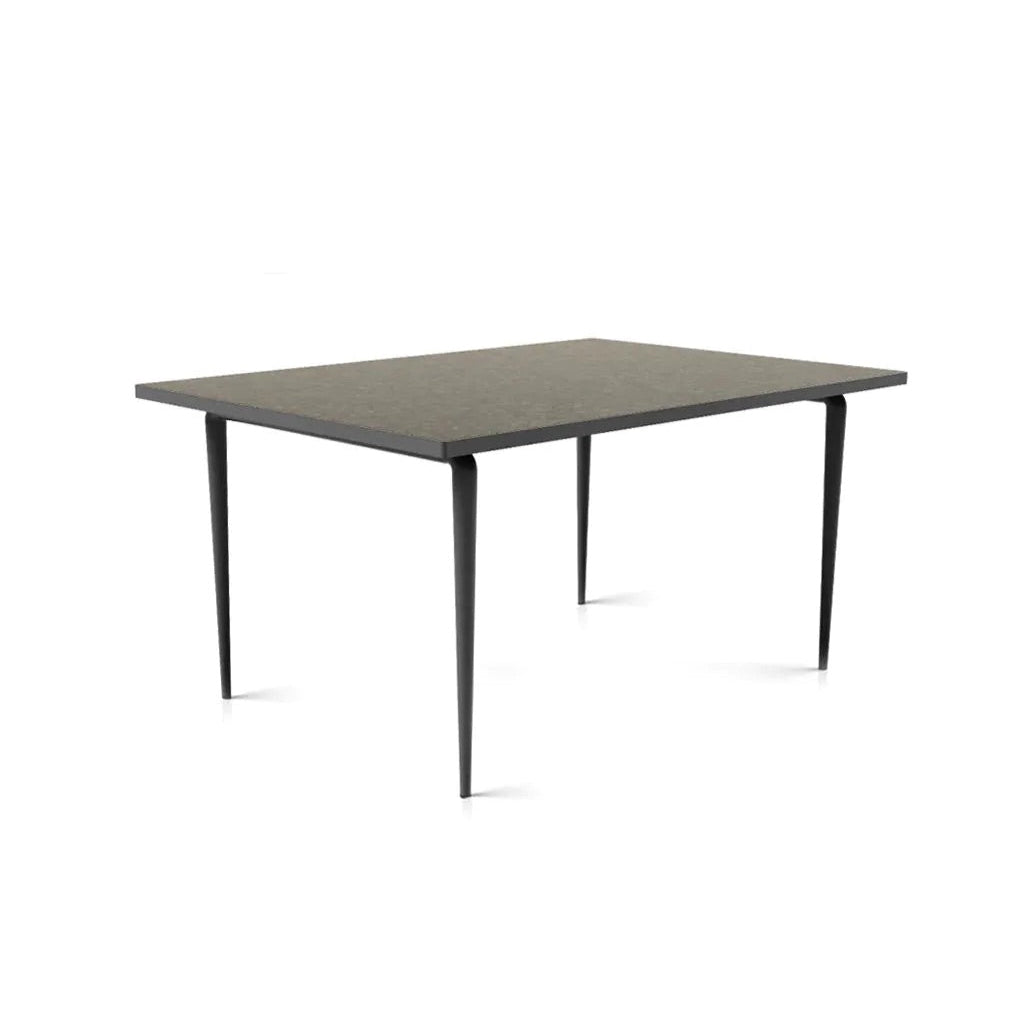 Unopiù Experience Rectangular table in aluminium – 150×75×75 cm | Unopiù