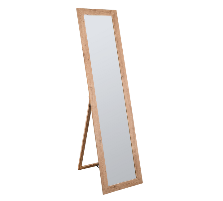 Tina mirror 40 x 160 cm oak with stand