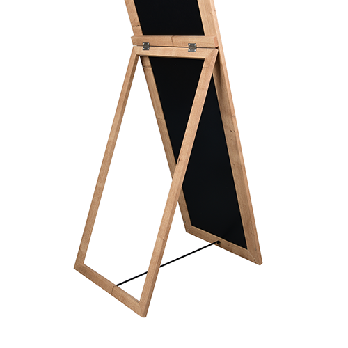 Tina mirror 40 x 160 cm oak with stand