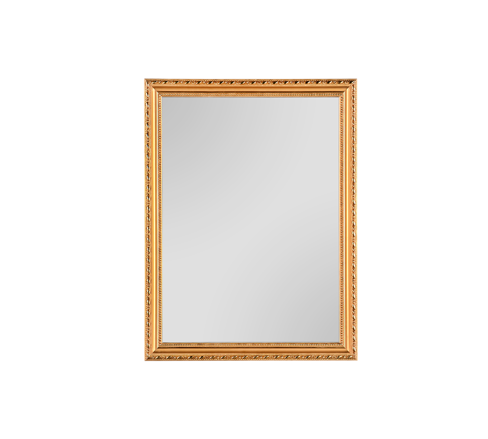 Loreley mirror 34 x 45 cm gold