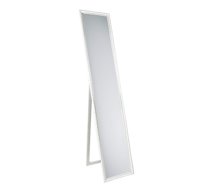 Loreley mirror 34 x 160 cm white with stand