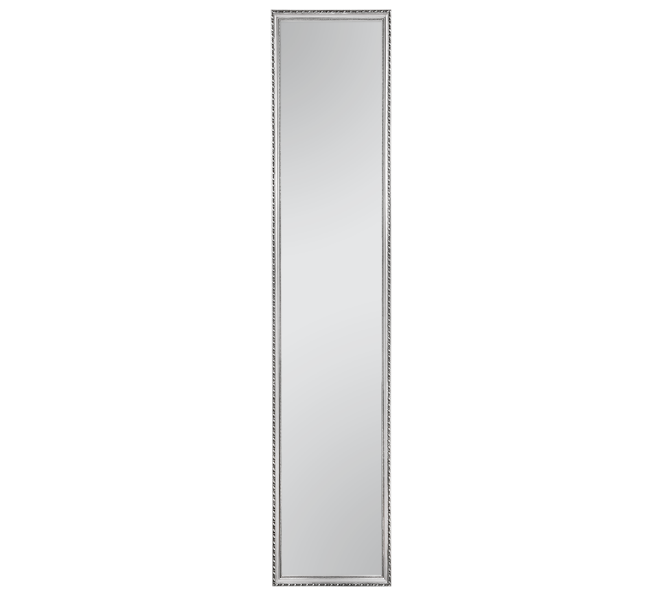 Loreley mirror 34 x 160 cm silver with stand