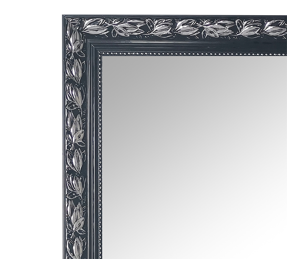 Sonja mirror 50 x 150 cm black/silver