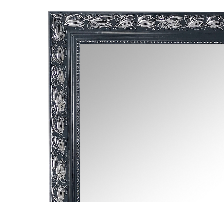 Sonja mirror 50 x 150 cm black/silver