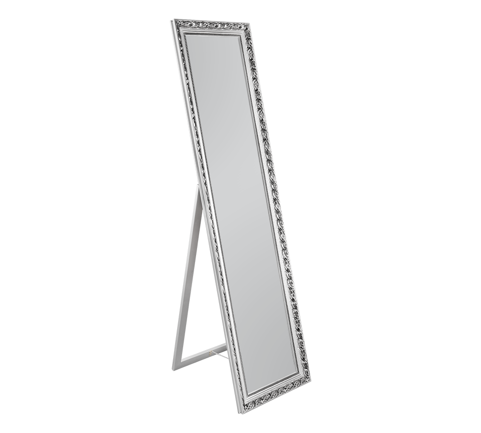 Sonja mirror 40 x 160 cm silver with stand
