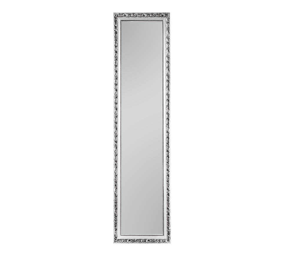 Sonja mirror 40 x 160 cm silver with stand