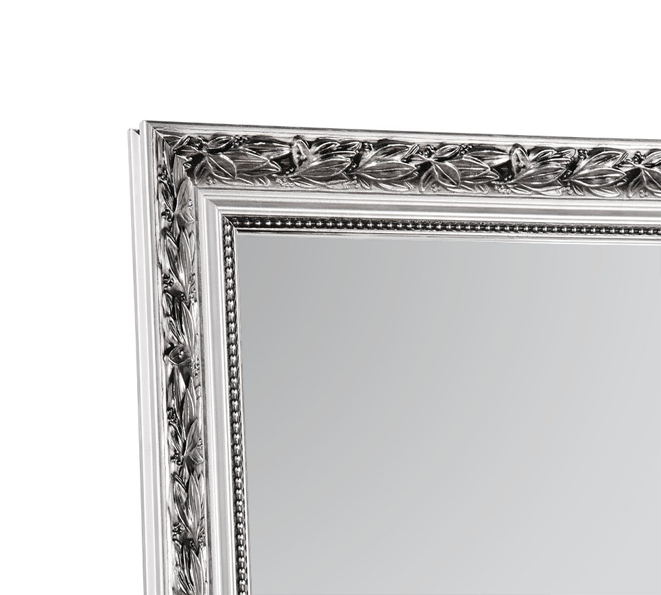 Sonja mirror 40 x 160 cm silver with stand