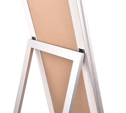 Sonja mirror 40 x 160 cm silver with stand