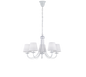 Cortez chandelier 5-pc E14 matt white — 110600531