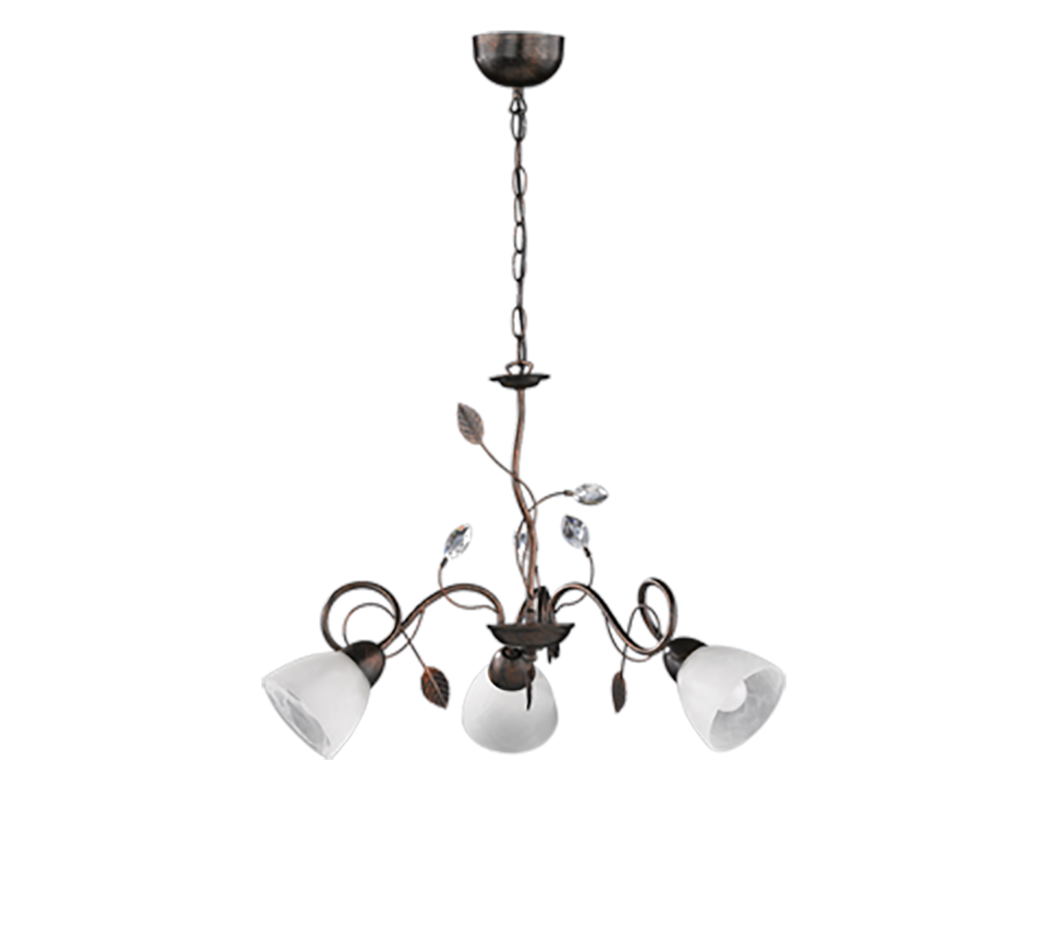 Traditio chandelier 3-pc E14 rustic — 110700328