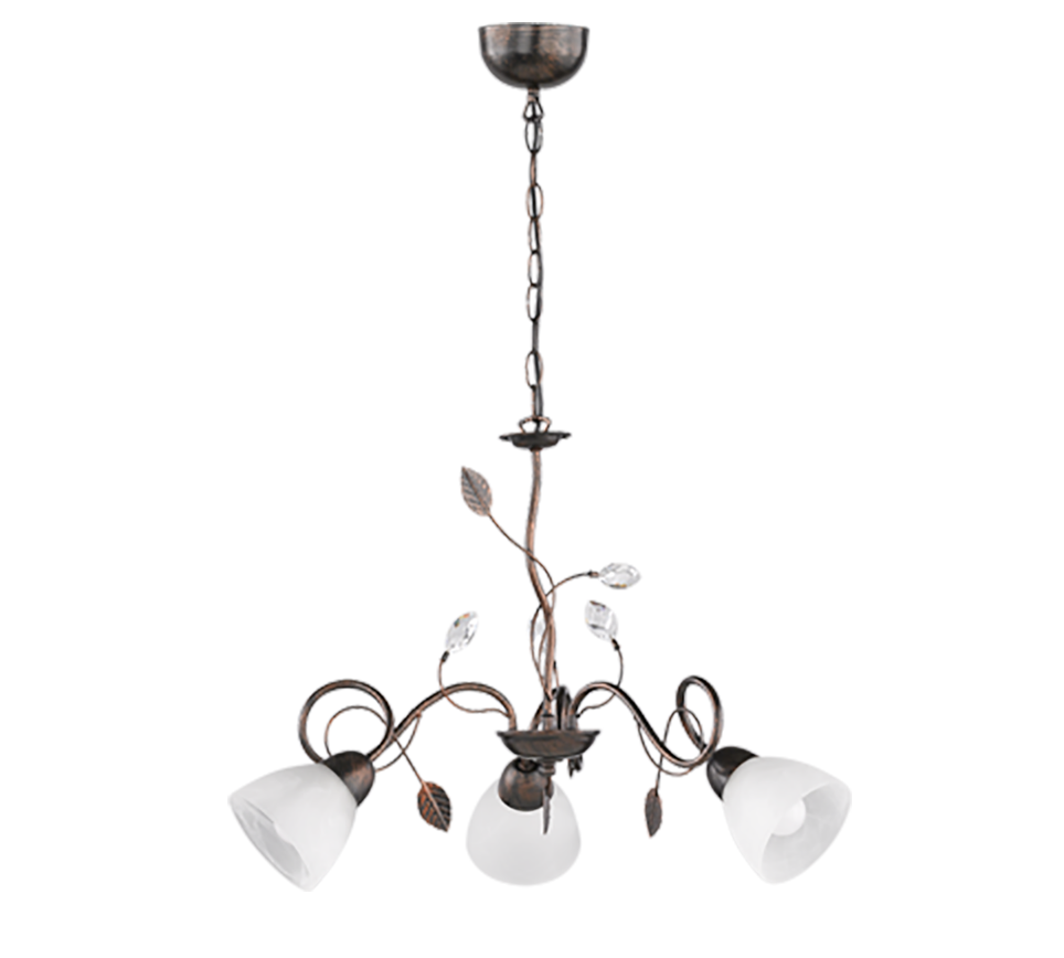 Traditio chandelier 3-pc E14 rustic — 110700328