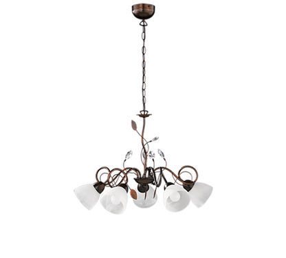 Traditio chandelier 5-pc E14 rustic — 110700528