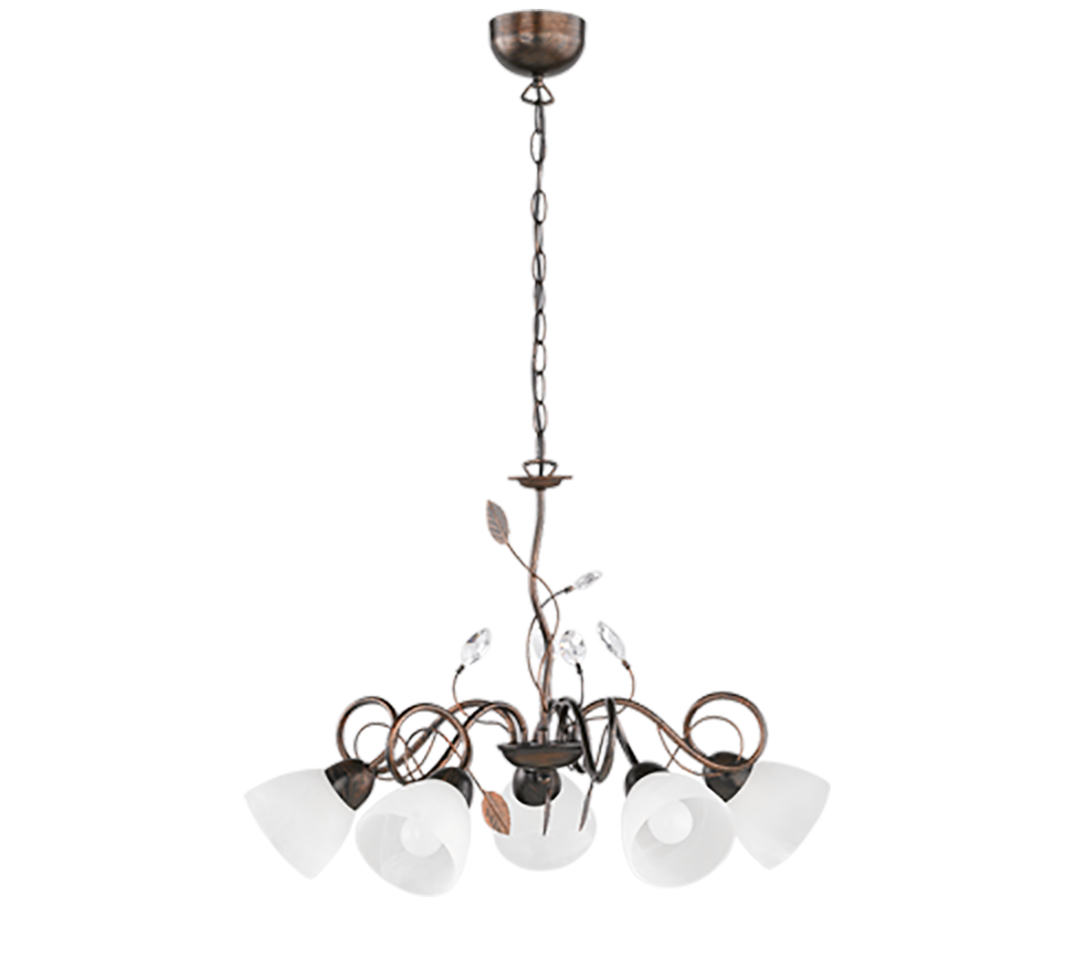 Traditio chandelier 5-pc E14 rustic — 110700528