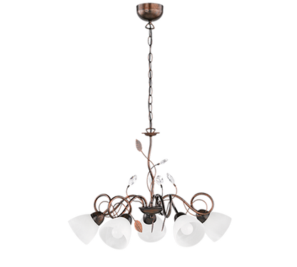 Traditio chandelier 5-pc E14 rustic — 110700528
