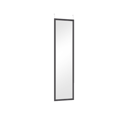 Bea mirror 30 x 120 cm black with door hanger