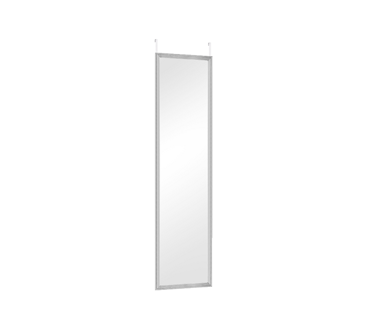 Bea mirror 30 x 120 cm silver with door hanger