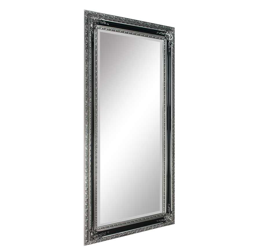 Lara mirror 100 x 200 cm black/silver — 1200196
