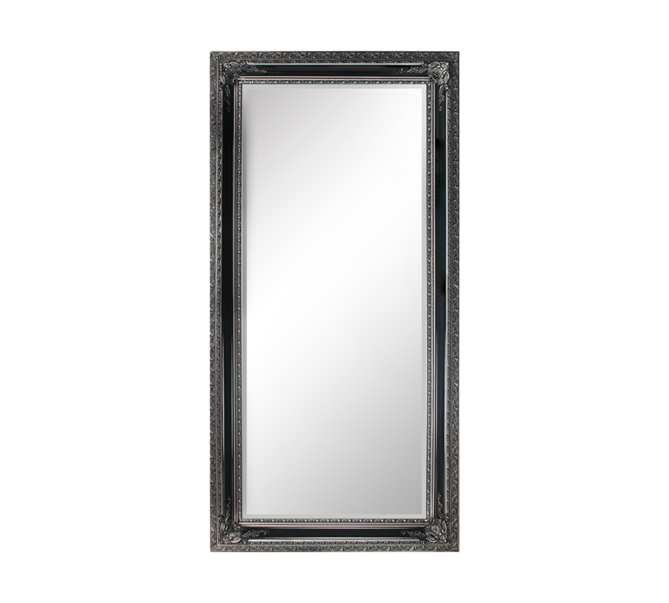 Lara mirror 100 x 200 cm black/silver — 1200196