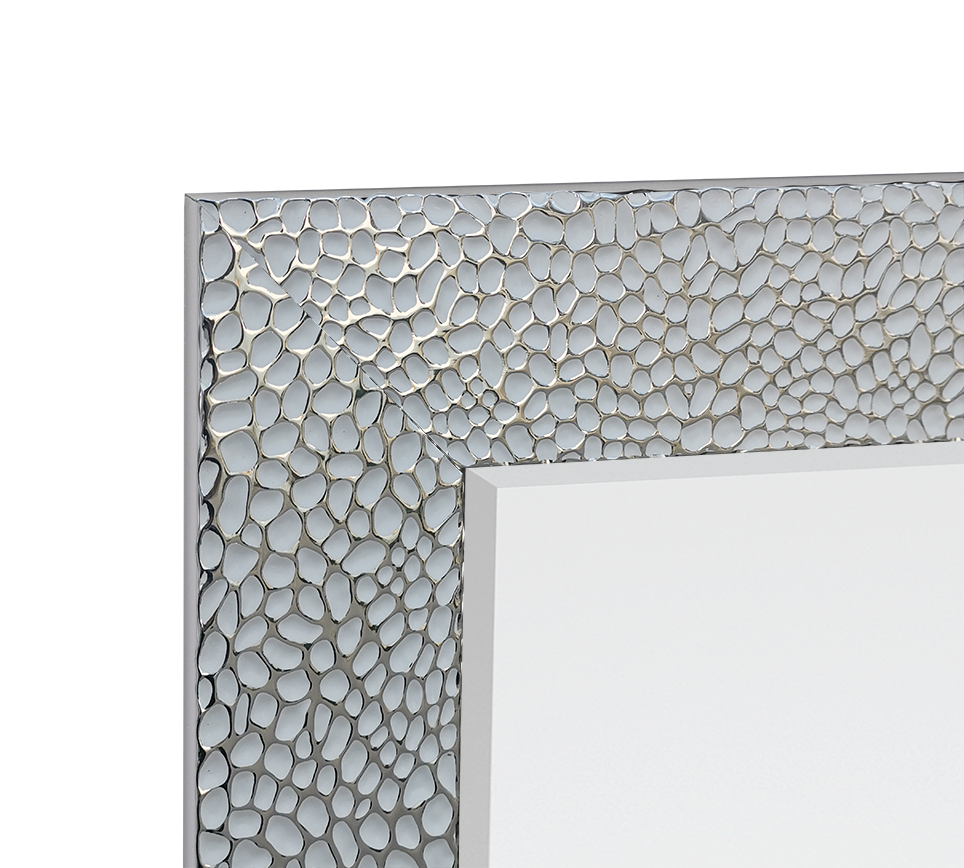 Amy mirror 50 x 150 cm white/chrome