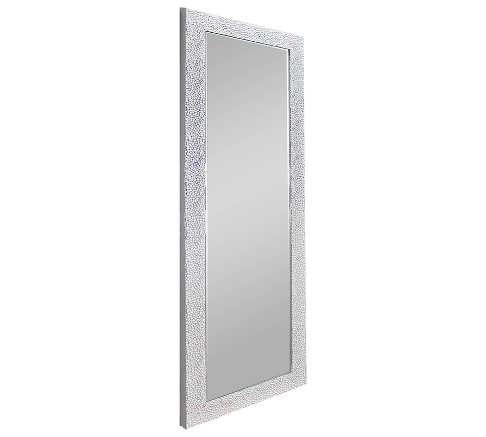 Amy mirror 70 x 170 cm white/chrome