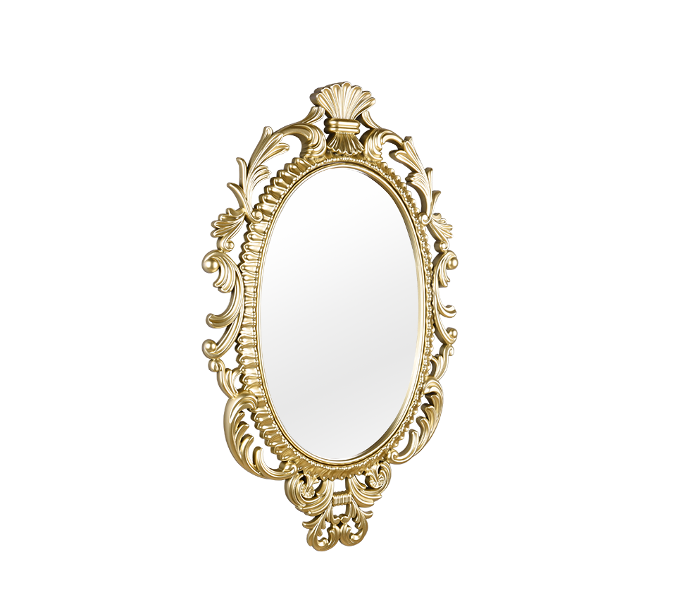 Sissi mirror 45 x 73 cm gold