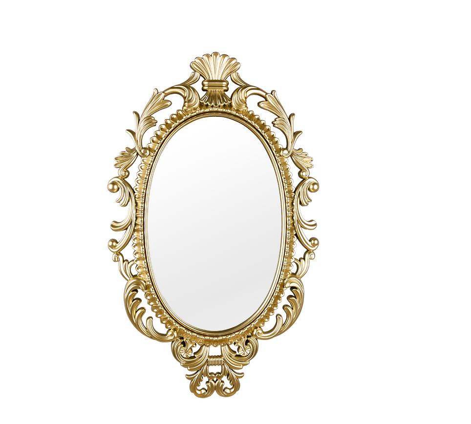 Sissi mirror 45 x 73 cm gold