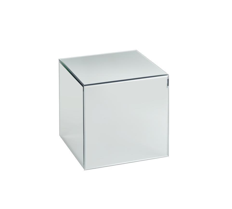Lea side table 40 x 45 x 40 cm mirror glass