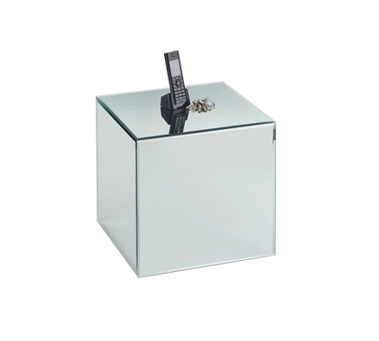 Lea side table 40 x 45 x 40 cm mirror glass