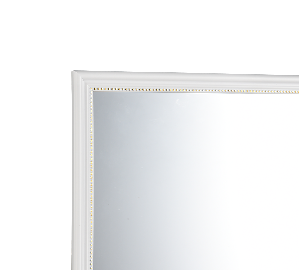 Nadine mirror 34 x 125 cm white/gold