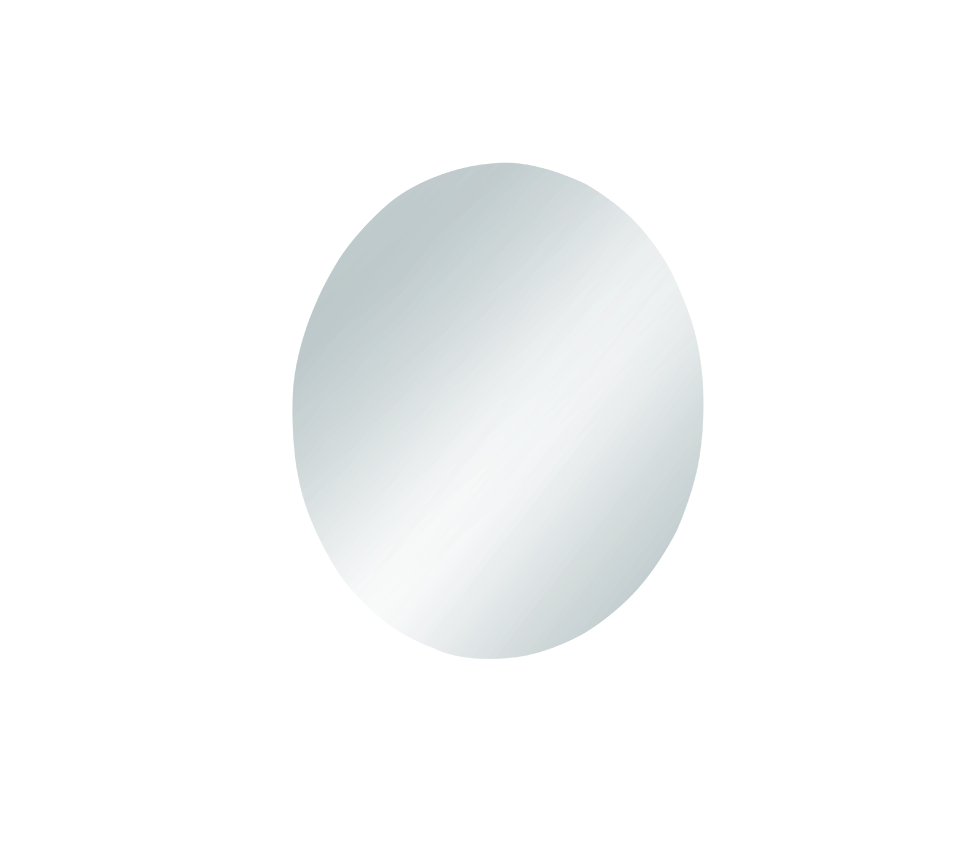 Esra mirror Ø50 cm white