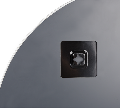 Esra mirror Ø50 cm white