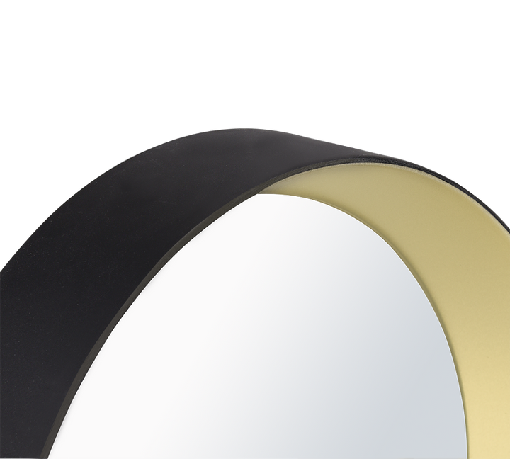 Lia mirror set 5-pack black/gold