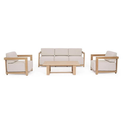 Bizzotto Theseus Natural Sofa SET4 — Bizzotto