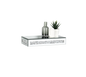 Zoe wall shelf 30 cm mirror glass/glitter