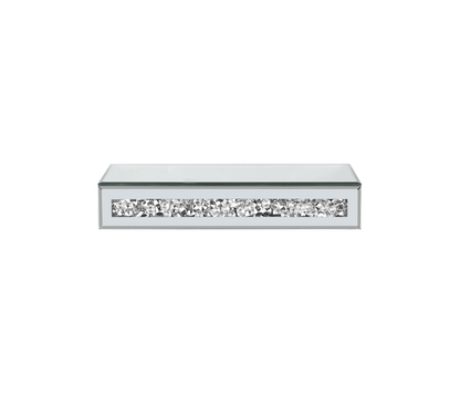 Zoe wall shelf 30 cm mirror glass/glitter