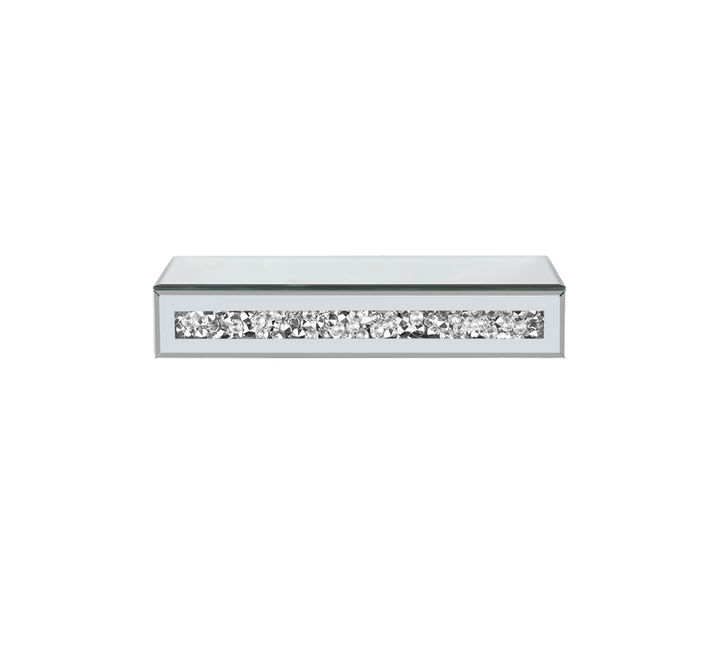 Zoe wall shelf 30 cm mirror glass/glitter