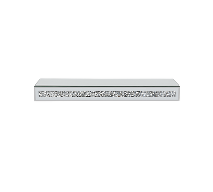 Zoe wall shelf 50 cm mirror glass/glitter