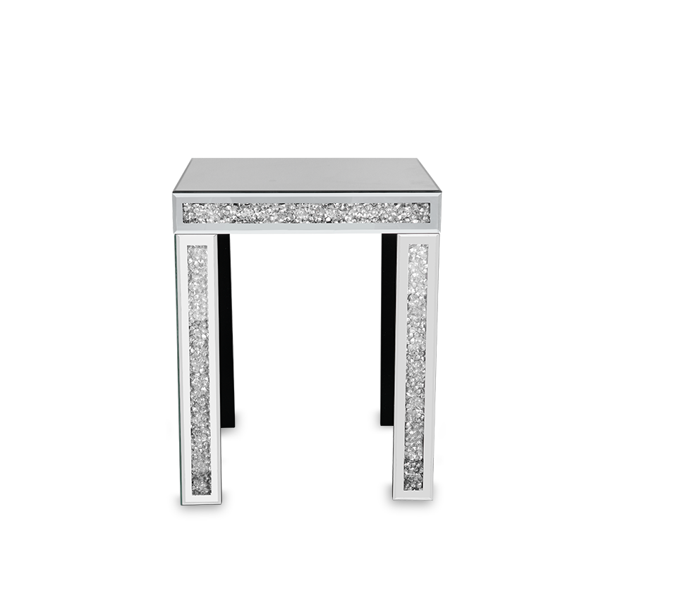 Zoe side table 40 x 50 x 40 cm glitter