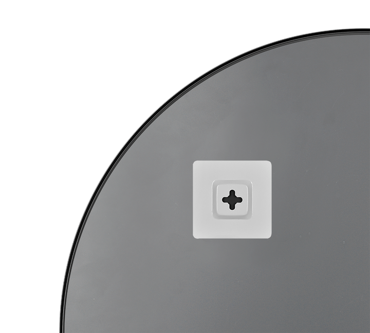 Britta mirror Ø110 cm black